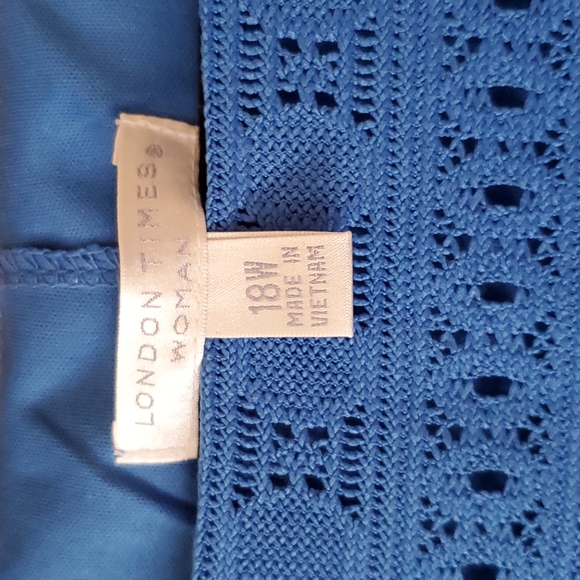 London Times Blue Dress - Picture 2 of 8